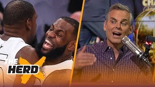 Colin Cowherd on why LeBron to Lakers transcends sports, KD's move to Warriors | NBA | THE HERD