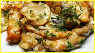 Сочное и Вкусное Куриное Филе в Сметанном Соусе