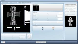 eXtrudy tutorial 01 - create an egyptian ankh pendant