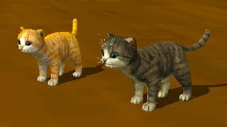 СИМУЛЯТОР Маленького КОТЕНКА #15 кошка родила много котят / Веселое видео для детей #ПУРУМЧАТА