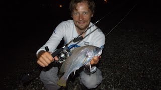 Рыбалка в Абхазии. Скорпена, ставрида и горбыль. Abkhazia. Shore fishing.
