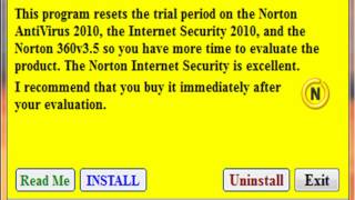 Norton Trial Reset