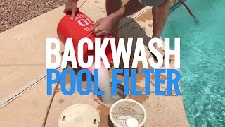 Backwash a DE Pool Filter: HOW-TO