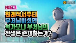 336. 원래적서부터 부처님이셨던 석가모니 부처님의 전생은 존재하는가? - 고도의 참수행법 365회 설법 동영상