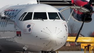 Air Serbia ATR-72 Tivat - Belgrade PART 1