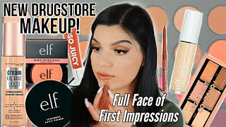 Testing New Makeup | Full Face of First Impressions 2020 | Drugstore Products