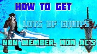 AQW How To Get Many Amazing/Awesome Items Non Member/Non AC(More than 15 Items)