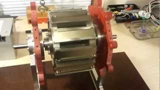 Experimental Bedini 3 phase dc pulse motor chassis