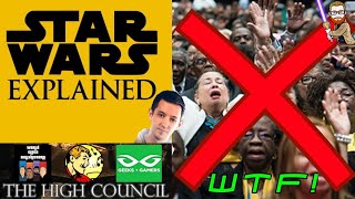 Star Wars Explained BLOCKED ALL BLACK PEOPLE | The High Council | Highlight
