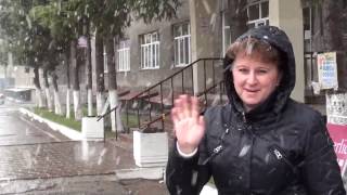 Снегопад в Барнауле 1 мая 2017 года  Барнаул снег сибирская весна. А бывает снег и летом. Сибирь