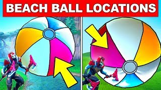 Bounce A Giant Beach Ball In Different Matches All Locations [14 Days Of Summer] (Fortnite Season 9)