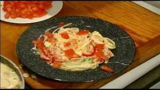 Chicken Fettucine Alfredo Primavera Recipe : Garnishing for Fettuccine Alfredo Primavera Recipe