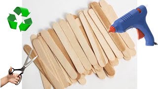 DONDURMA ÇUBUKLARI İLE YAPILABİLECEK 4 HARİKA FİKİR // TOP 4 Popsicle Stick Craft Compilation