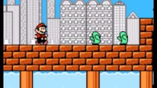 Super Mario IV (NES Bootleg / Pirate hack): First Level Gameplay