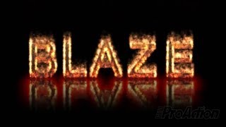 How to create your own title using "Text On Fire" animated font in Adobe Premiere.