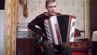 Гамма ля-минор на баяне. Урок#53
