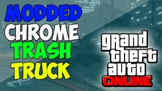 GTA 5 Modded Chrome TrashTruck! - GTA 5 Modded Vehicle Showcase 1.24 - (GTA 5 MODDED TRASHTRUCK