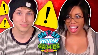 BOZE THREATENS SHAYNE'S LIFE?! (The Show w/ No Name - Smosh Winter Games)