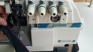 Оверлок Protex TY- 747 #sewing machine #швейная машина #overlock 4-х ниточный.