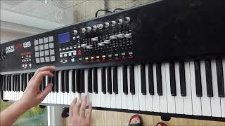 First Try Demo - AKAI MPK 88 MIDI Controller & FL STUDIO