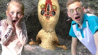МЫ СЛЕПИЛИ SCP СКУЛЬПТУРУ ИЗ ПЛАСТИЛИНА СОФИЯ И ДИМА ЗАГАДКИ