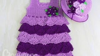 Летнее Платье Крючком для Девочки 1 года - 2019 / Summer Dress Hook for Girl 1 year old
