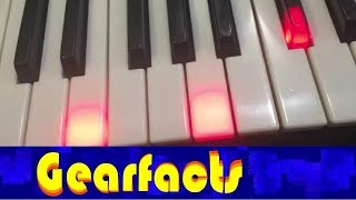 Casio LK-43 key lighting keyboard demo. Does key lighting help?