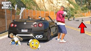 GTA 5 REAL LIFE MOD #280 LAMAR'S GANG ATTACKS FRANKLIN!