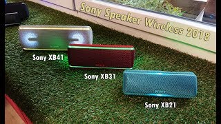 Sony Speaker wireless 2018 Hands-on - New party chain