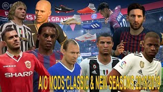 FIFA 18 REVIEW CLASSIC MODS & NEW SEASONS 2018/2019 + SQUAD FILE