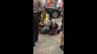 Miko Grimes (Brent Grime's wife) getting arrested at the Dolphins game!