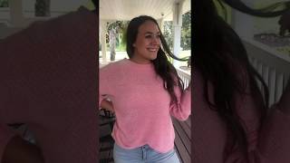 The Casual Fuzzy Sweater- Pink