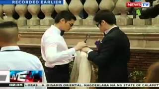 NTVL: Groom na si Dingdong Dantes, dumating na sa simbahan
