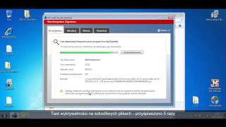 Test programu Microsoft Security Essentials 4.1.522.0