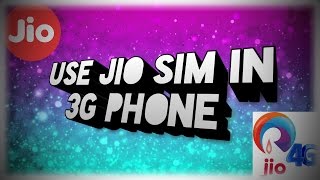 USE JIO SIM IN 2G & 3G ANY PHONE | 3जी & 2जी फोन में जियो सिम का उपयोग | JIO HIDDEN TIPS AND TRICKS