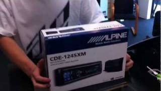 ALPINE ELECTRONICS CDE-124SXM Product Review Unboxing