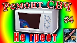 Ремонт СВЧ 04. Светит но не греет и не крутит Elenberg MG 2025M