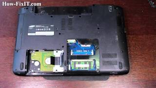 How to reassemble laptop Samsung R523, R525, R528, R538, R540, R578, R580, R590, RV508, RV510