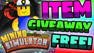 (NEW!) MINING THROUGH THE EARTH! (ROBLOX MINING SIMULATOR GIVEAWAY)