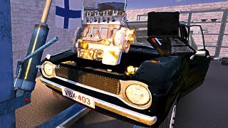 My Summer Car - TIREI O MOTOR DO MONSTRO! #91 (G27 mod)