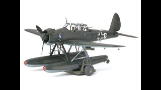 Вторая часть сборки модели самолета "Arado Ar-196A" фирмы "Tamiya" в 1/48 масштабе.