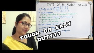 Duty of a Nurse I Staff Nurse I Explained I Swatilekha Das
