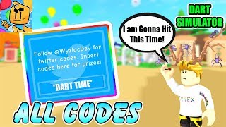 [ALL CODES]?Dart Simulator All Codes In The Game! | Get Gems And Level Up! | ROBLOX