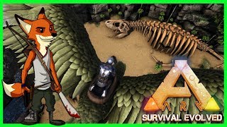 ARK: Survival Evolved - Строительство базы на скале . Комунити сервер!