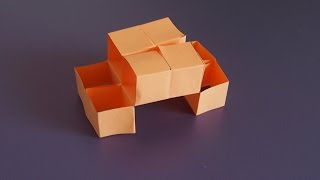 Как сделать Волшебный кубик трансформер из бумаги