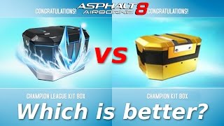 Asphalt 8: Champion League Kit Box vs Champion Kit Box - WHICH IS BETTER?