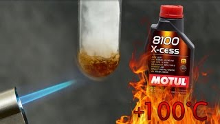 Motul 8100 X-Cess 5W40 Jak czysty jest olej silnikowy? Test powyżej 100°C