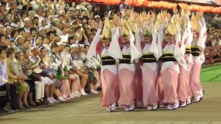 徳島・阿波踊り　阿呆連 & 阿波連　「流し踊り」　南内町演舞場　2014年　Awa-odori (Awa dance) in Tokushima