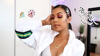 ROLLING LOUD MAKEUP- PINK VIBES // LILYRUIZ