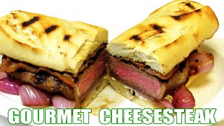 Grilled Steak and Cheese Sandwich - Gourmet Cheesesteak Recipe